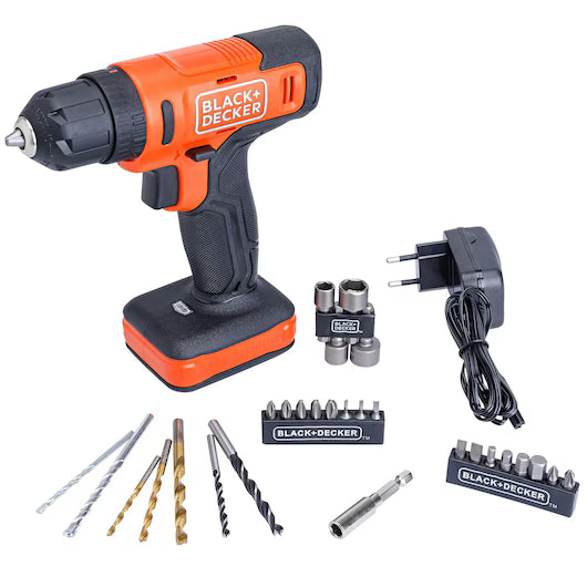 PARAFUSADEIRA / FURADEIRA DE IMPACTO 3/8” (10mm) 12V MAX* LÍTIO – ÍON 28 ACESSÓRIOS E MALETA BIVOLT