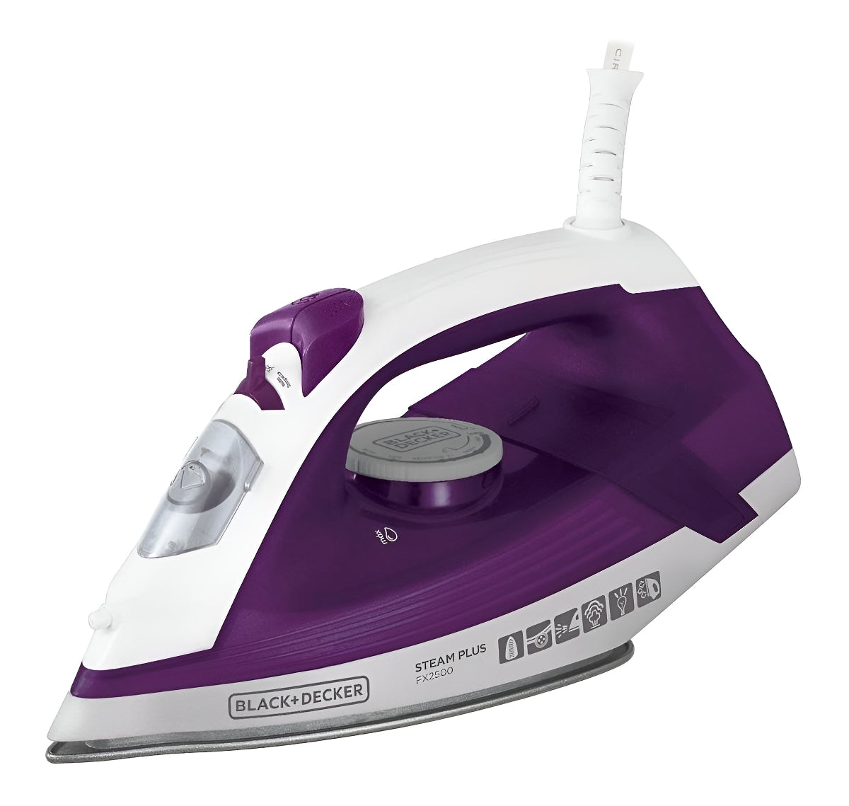 Ferro de Passar Roupa Modelo FX2500 Com Vaporizador Base Antiaderente