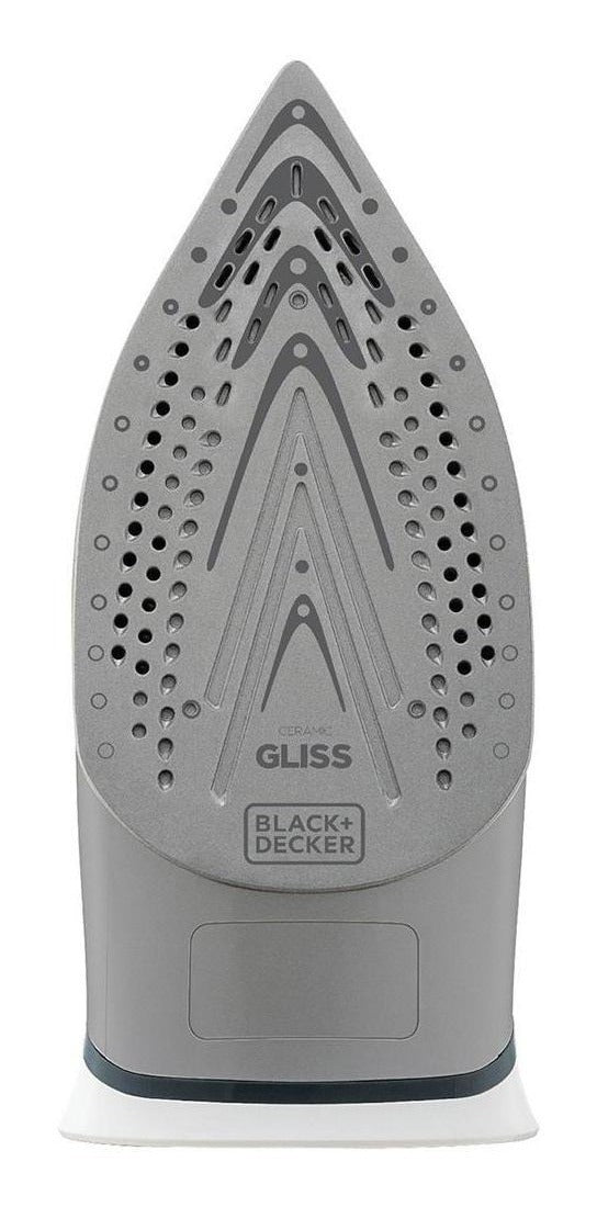 Ferro de Passar Roupa FX3060 Base Antiaderente Azul e Branco 110V