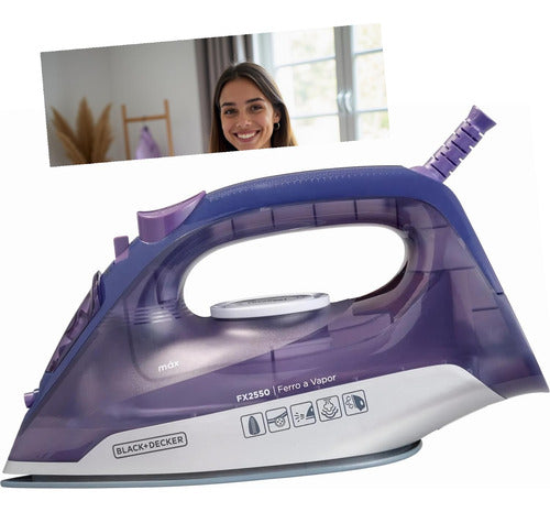 Ferro Passar Roupa A Vapor Seco Fx2550 Cerâmica